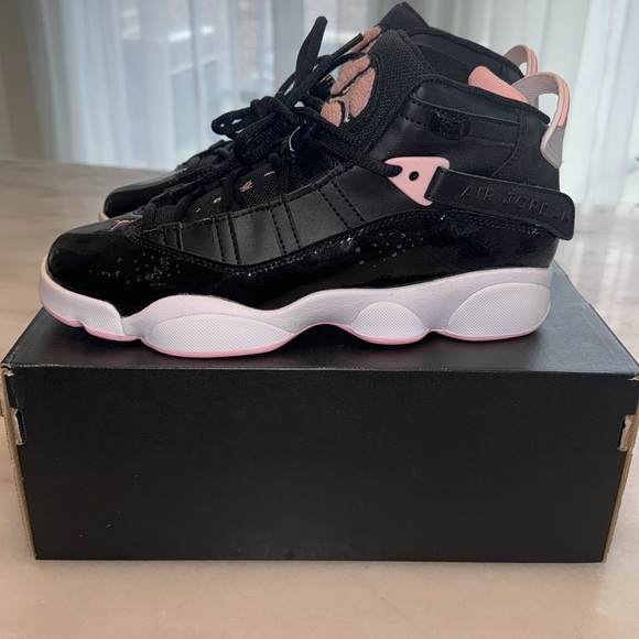 Jordan 6 Rings (GS) Pink, White and Black - Picture 3 of 7